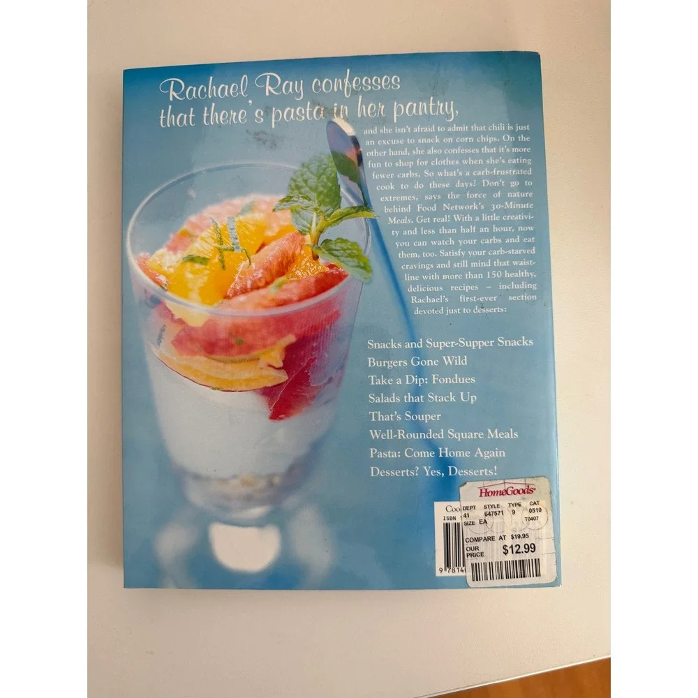 Rachael Ray 30-Minute Get Real Meals Cookbook Food Network Healthy Recipes 2005